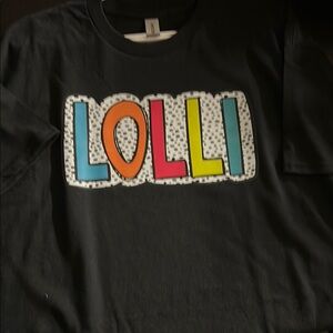 Lolli Graphic T-Shirt - Black
